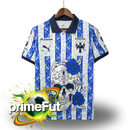 Camisa Monterrey 23/24 - Branca/Azul Ed. Halloween  | PrimeFut